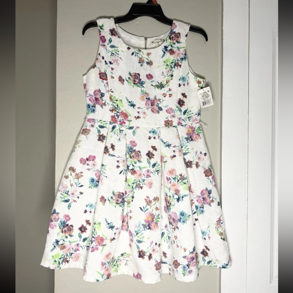 Kohl's Pink and Purple A-Line Sundress Sleeveless Scoop Neck size 16 kids 
Mtp24 - Picture 2 of 7